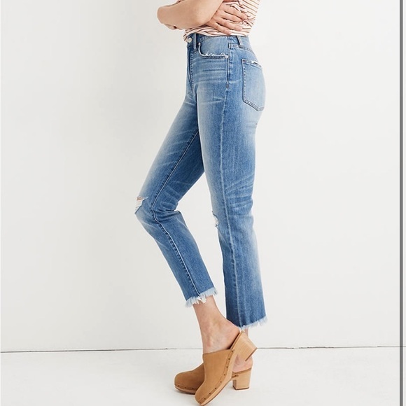 MADEWELL The Perfect Vintage Jeans Parnell Wash High Rise Tapered Mom size 28 - Picture 2 of 10